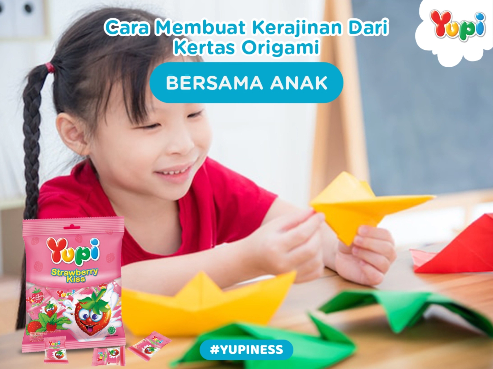 Cara Membuat Kerajinan Dari Kertas Origami Bersama Anak - Yupi